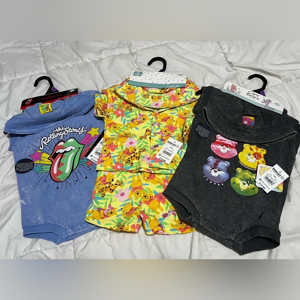 Colorful Baby Onesie Set